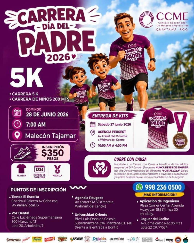 Carrera día del padre 2026