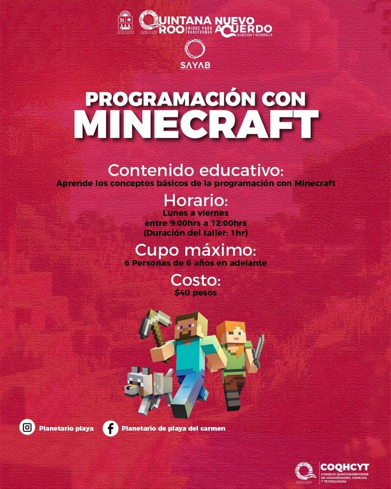 Programación con Minecraft