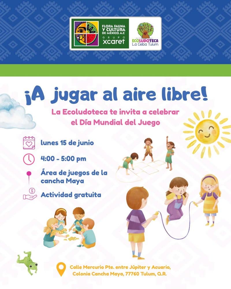 A jugar al aire libre