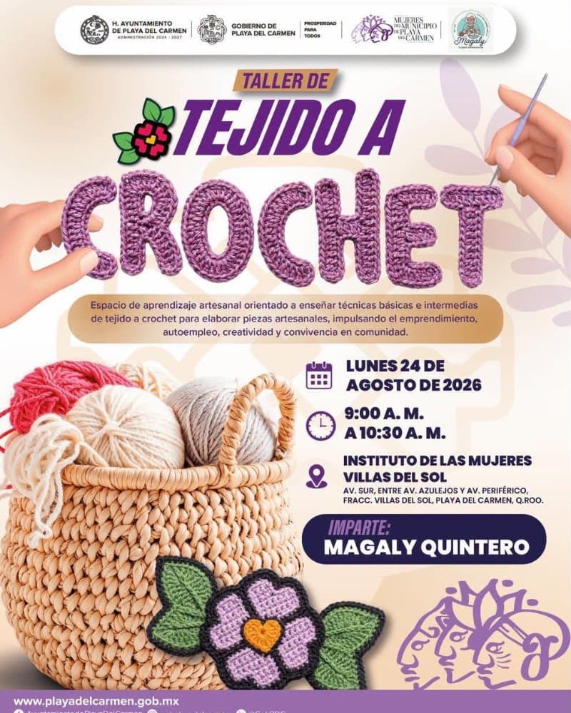 Taller tejido a crochet