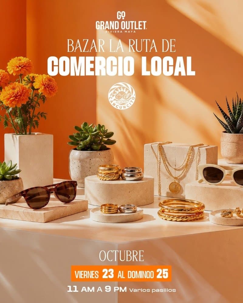 Bazar la ruta de comercio local