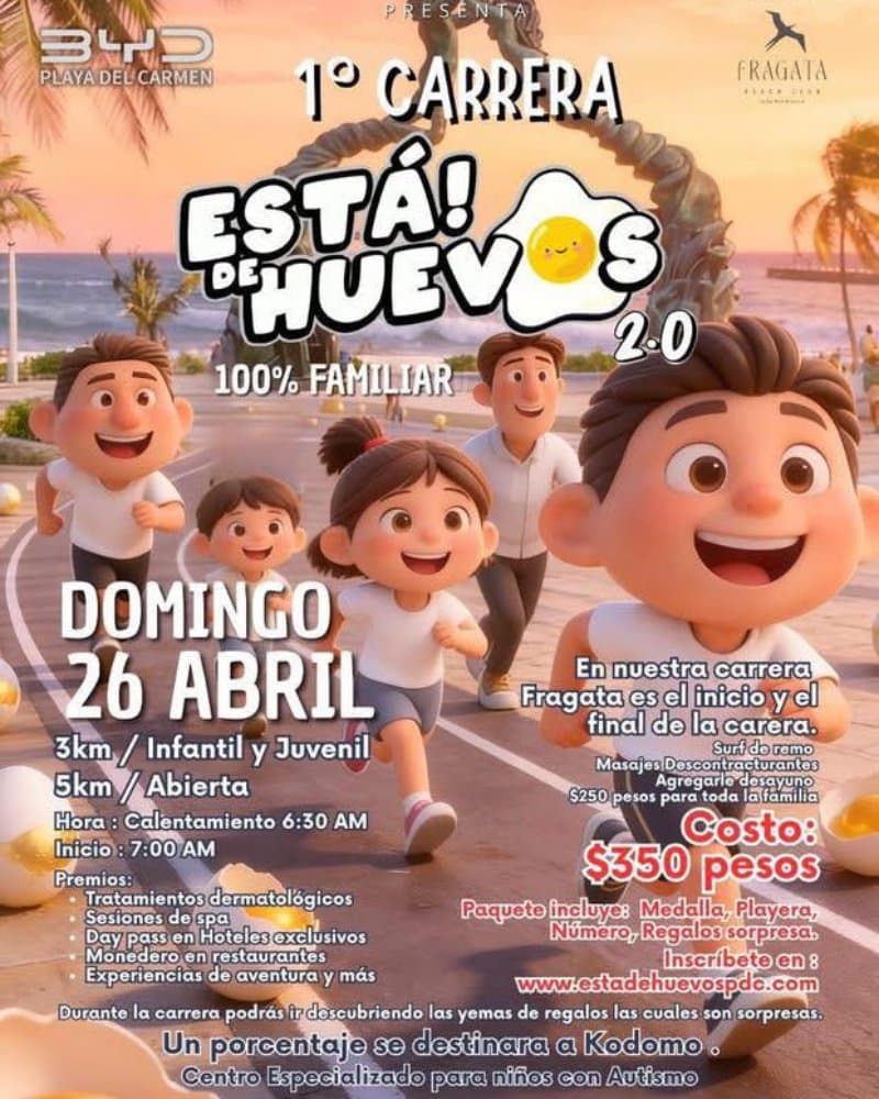 Una carrera de Huevos