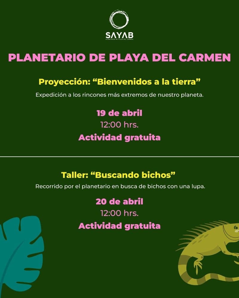 Proyección: Bienvenidos a la tierra