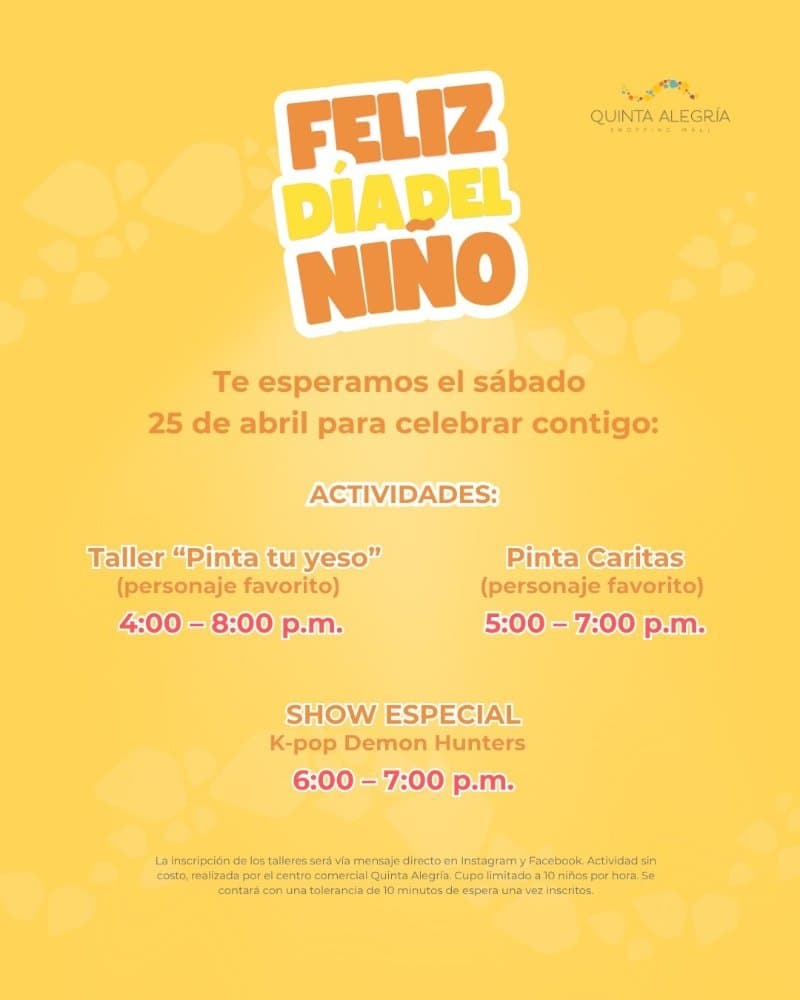 Feliz día del niño