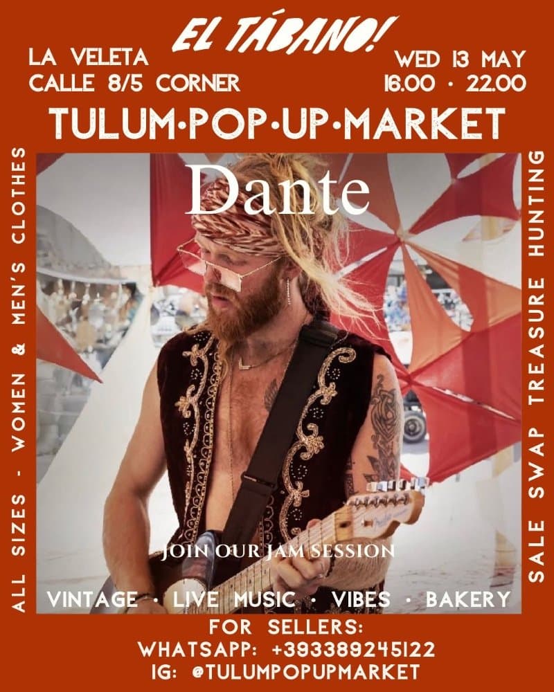 Tulum pop up market - Dante