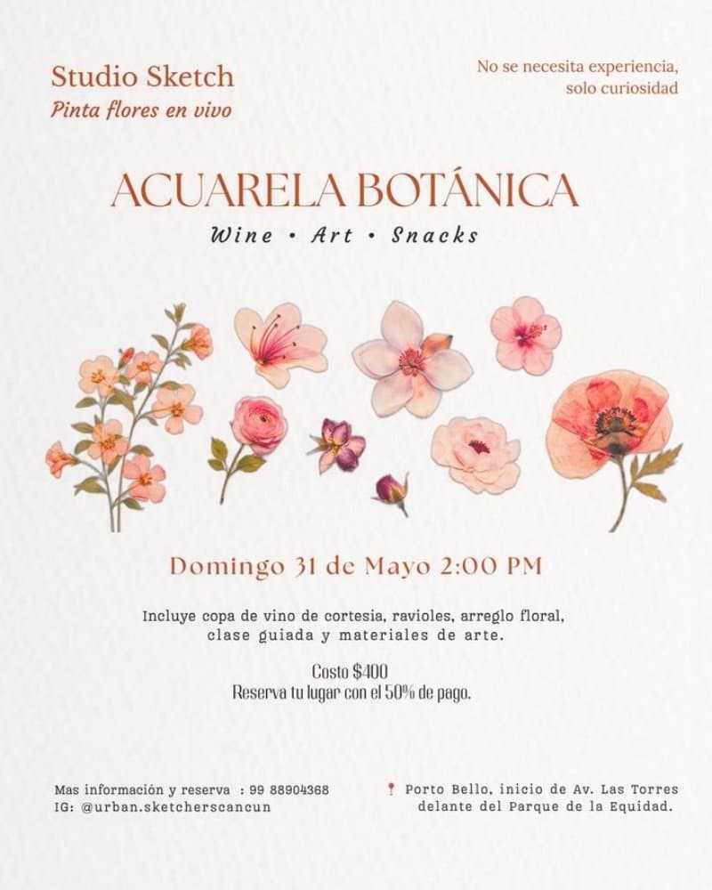 Acuarela botánica