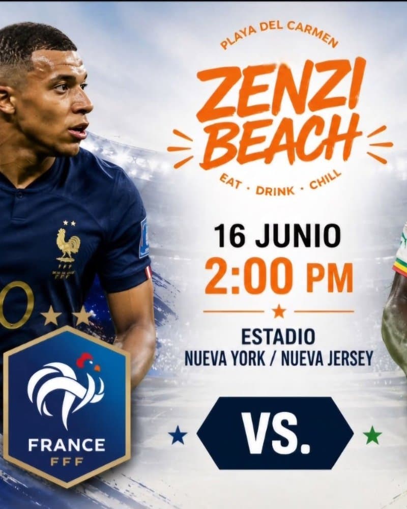 France vs Senegal - Zenzi Beach