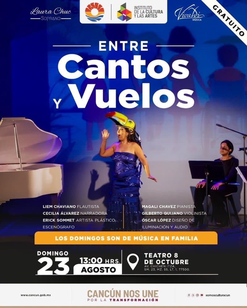 Entre cantos y vuelos