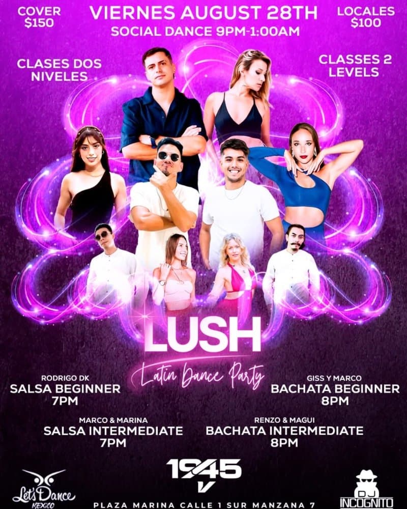 Lush latin dance party