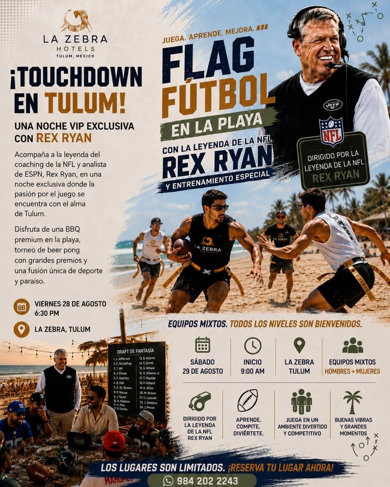 Rex Ryan in Tulum