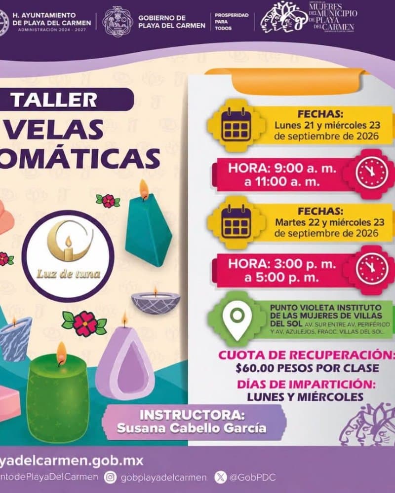 Taller velas aromáticas