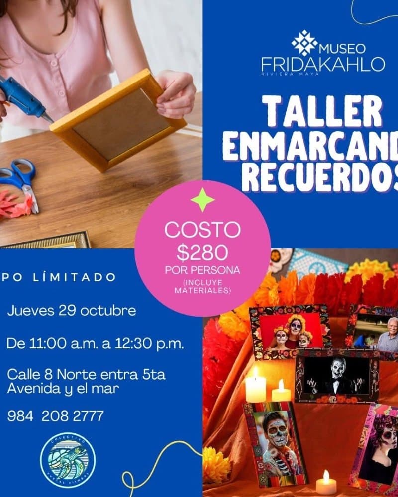 Taller enmarcando recuerdos