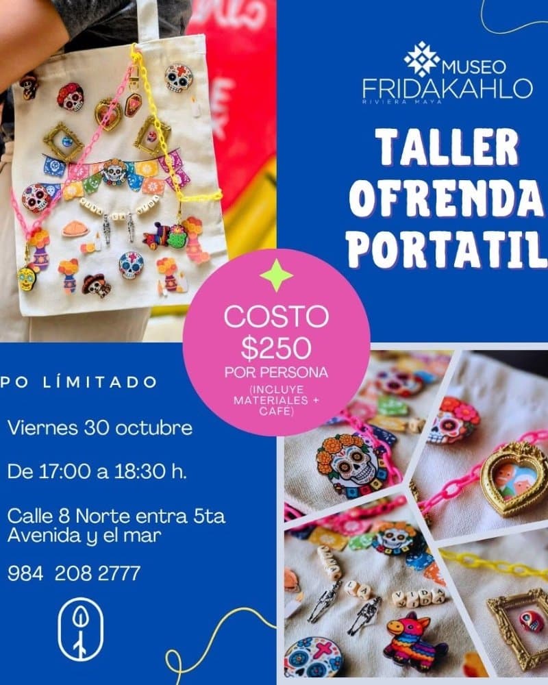 Taller ofrenda portátil