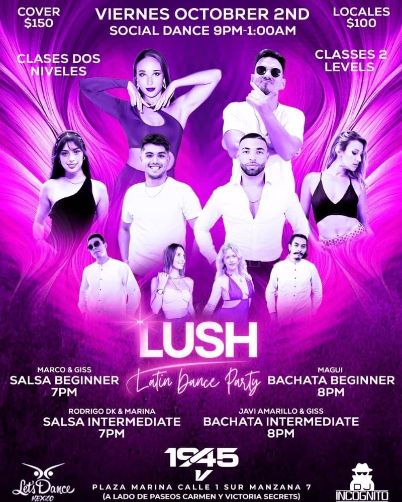 Lush latin dance party