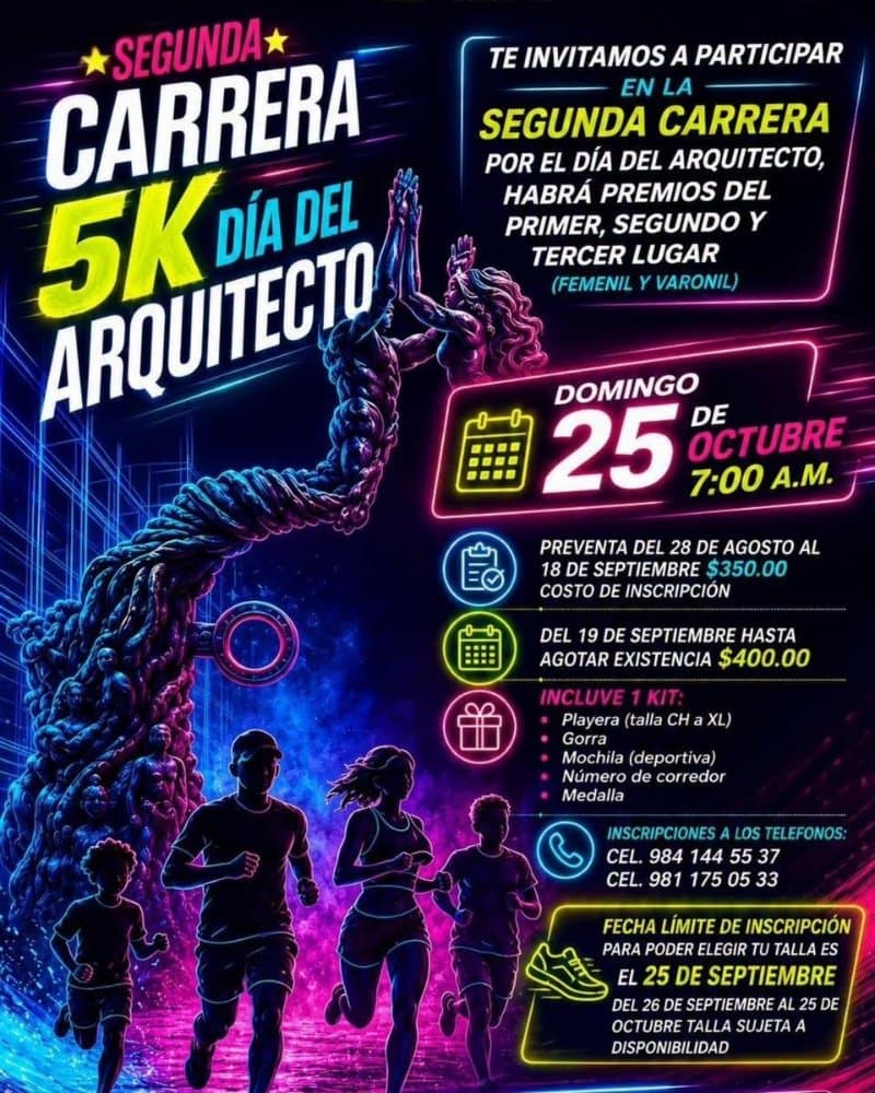 Carrera 5k día del arquitecto