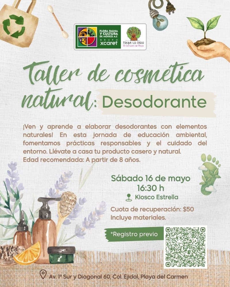 Taller de cosmética natural: Desodorante